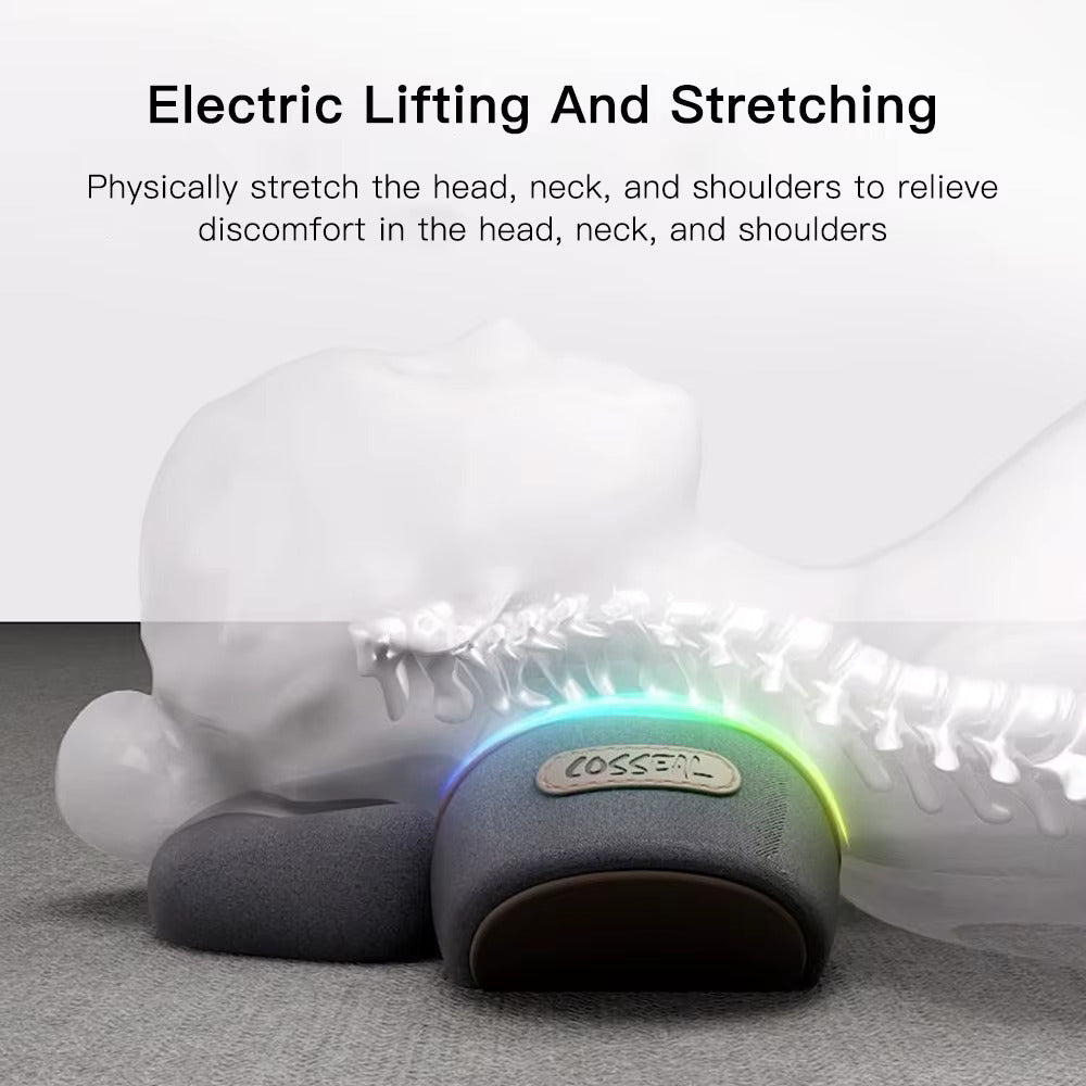 Electric Neck Massager Cervical Pillow Hot Compress with Vibration Fast 5-8 Day Delivery FREE SHIPPING