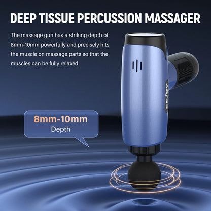 Massage Gun  30 Speed Deep Tissue for Athletes Percussion Massager 10 Heads